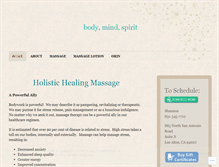 Tablet Screenshot of holistichealingmassage.net